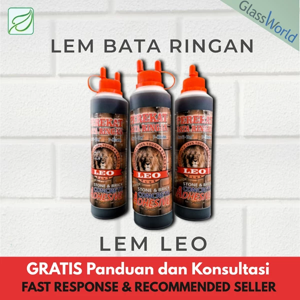 LEM LEO Perekat Bata Ringan (Good strenght adhesive up 2x mortar)