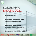 SIKASIL 702 CLEAR Silikon Sealant Kaca & Aluminium 4