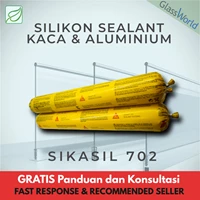 SIKASIL 702 CLEAR Silikon Sealant Kaca & Aluminium