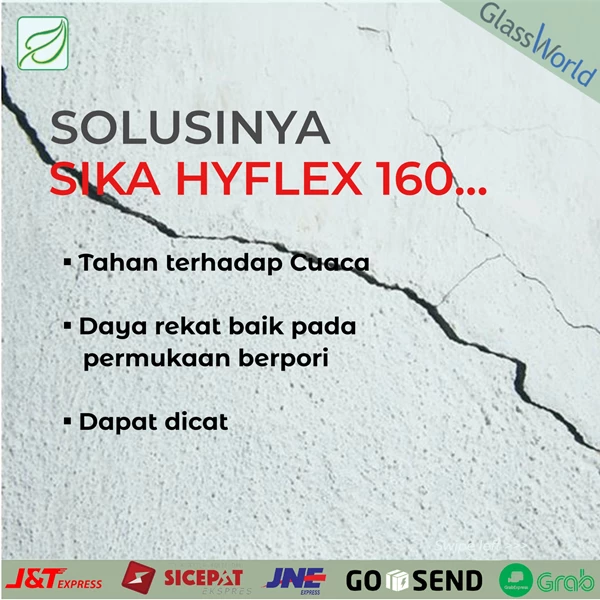 SIKA HYFLEX 160 Silikon Sealant Tembok Ngelupas/Retak
