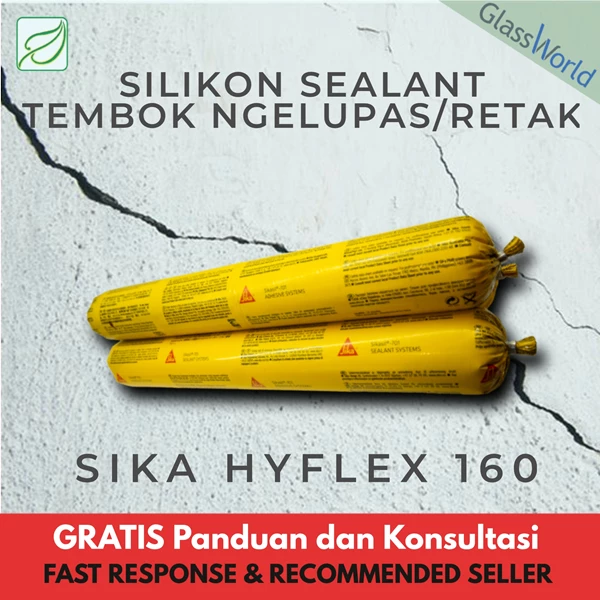 [PROMO] SIKA HYFLEX 160 Silikon Sealant Tembok Ngelupas/Retak