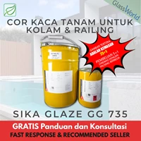SIKA GLAZE GG 735 Cor Kaca Tanam Untuk Kolam & Railing [RE PACK] Sealant