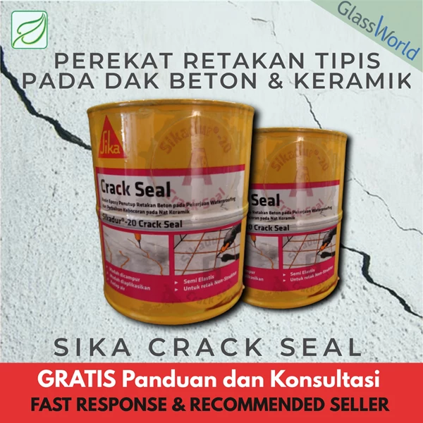 SIKA CRACK SEAL Lem Beton & Keramik Untuk Retakan Tipis - FULL PACK