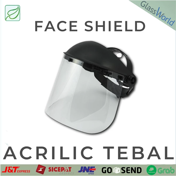 Premium Thick Acrylic Glassworld Face Shield