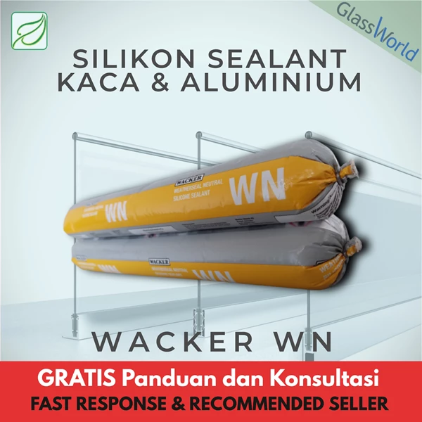 WACKER WN Silikon Sealant Kaca & Alumunium