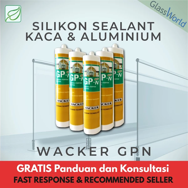 WACKER GPN Silikon Sealant Kaca & Alumunium