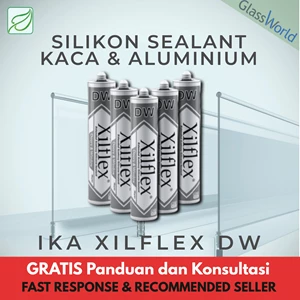 Silikon Sealant Kaca & Alumunium Clear IKA XILFLEX DW