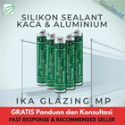 IKA GLAZING MP Silikon Sealant Kaca & Alumunium white 1