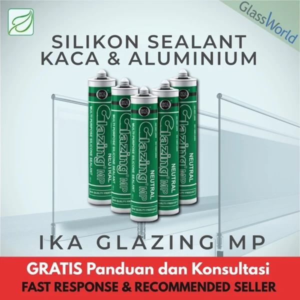 IKA GLAZING MP Silikon Sealant Kaca & Alumunium Clear